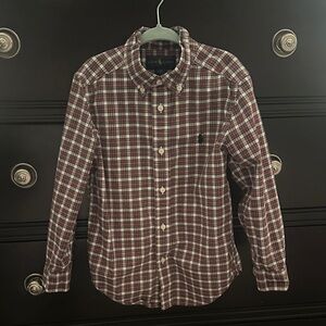 Boy’sRalph Lauren Red and White Checkered Shirt